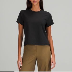 Classic fit cotton blend tshirt lululemon